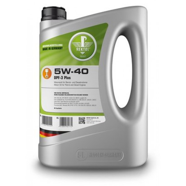 Rektol 5W-40 DPF-3 PLUS (5W-40 C3 UNI DPF) 5л  Моторное масло