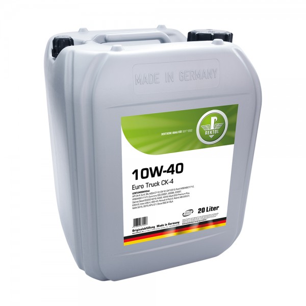 REKTOL 10W-40 Euro Truck CK-4 20л  Моторное масло для грузовиков